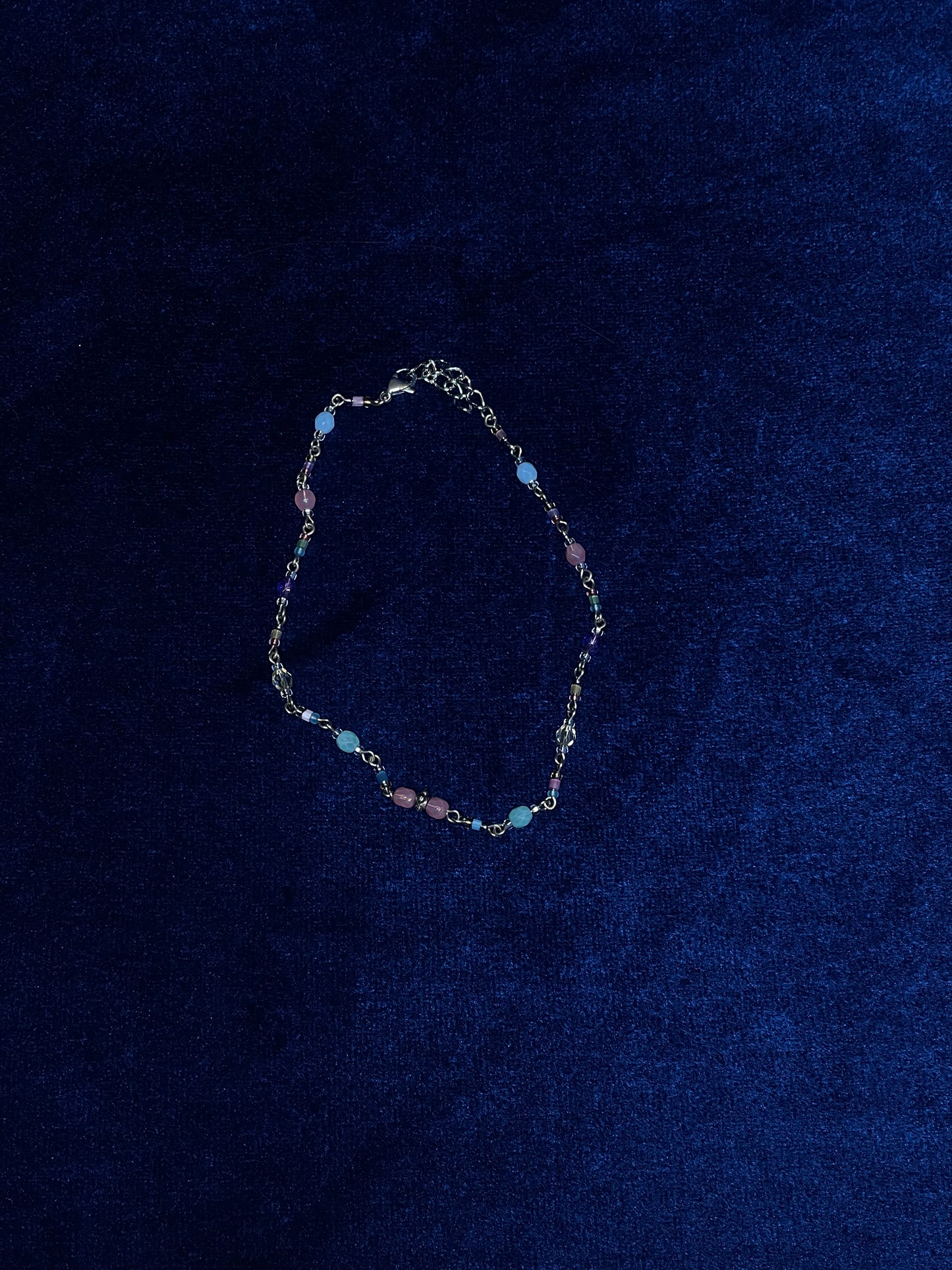 Beaded Chain Link Anklet
