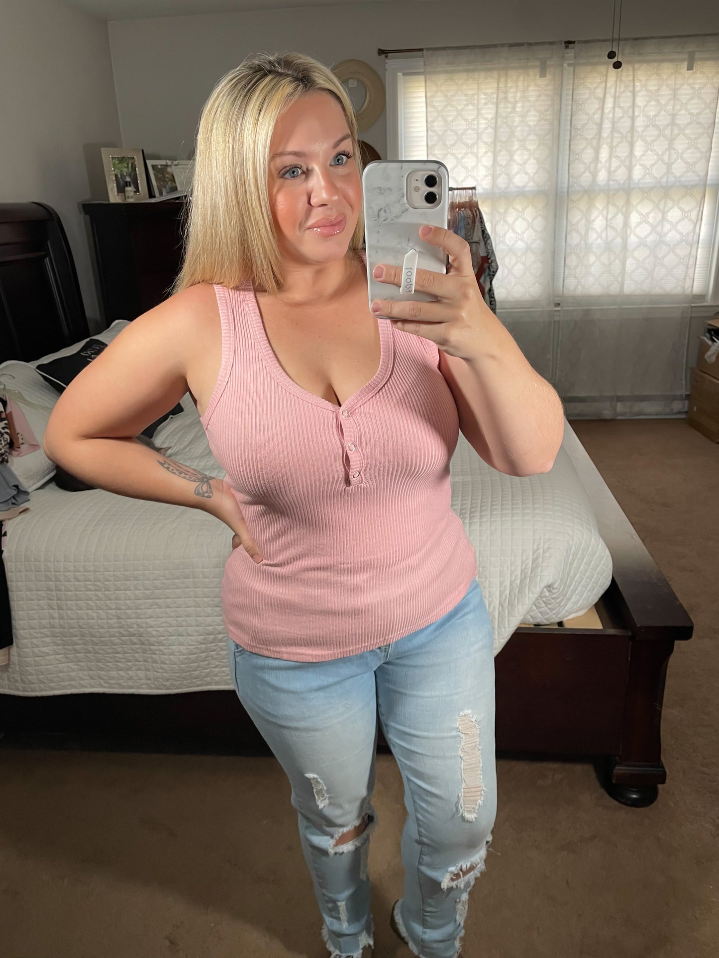 Newport Ribbed Tank Top