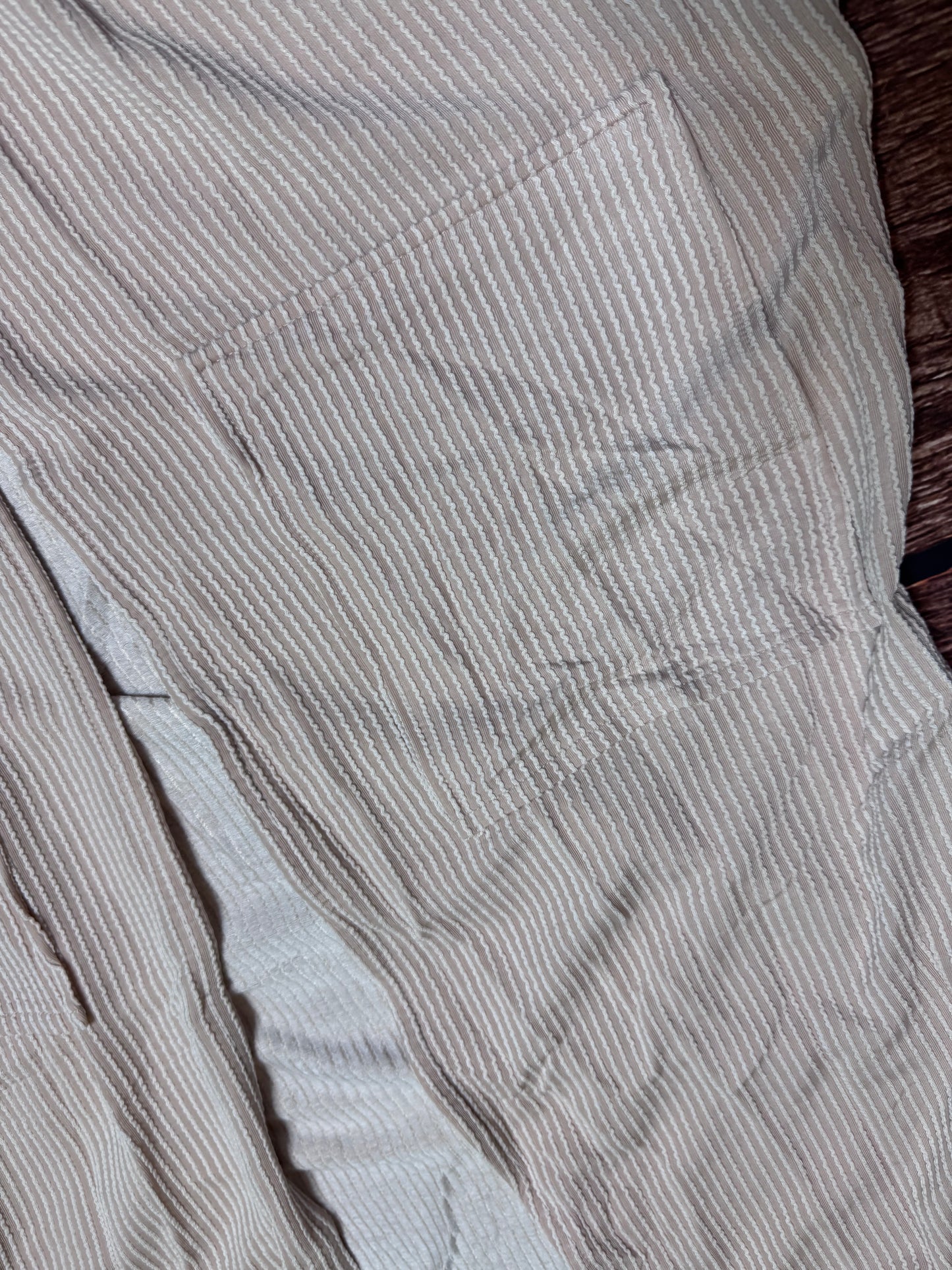 Ribbed Pocketed Short Sleeve Cardigan