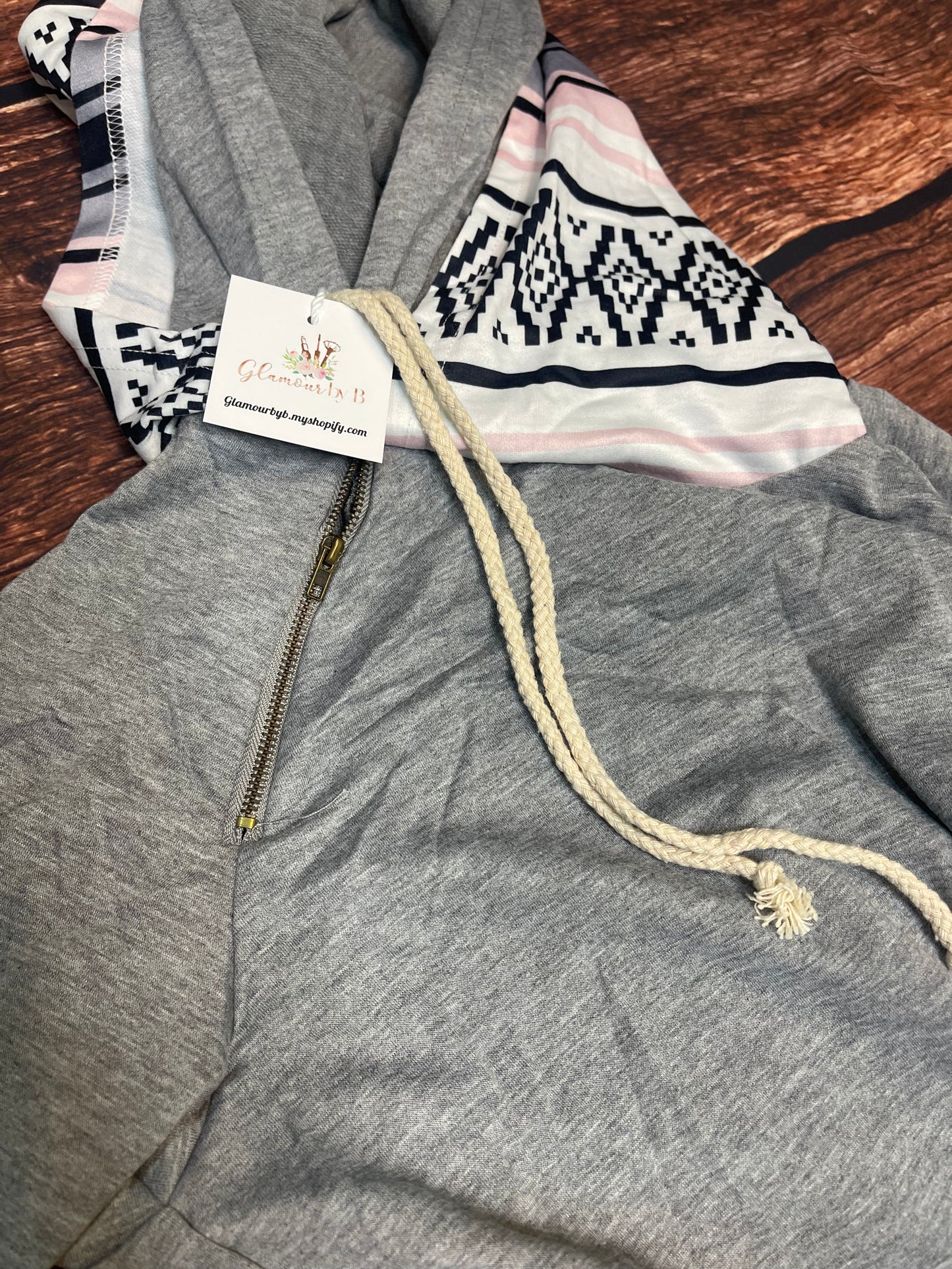 Gray Double Hoodie