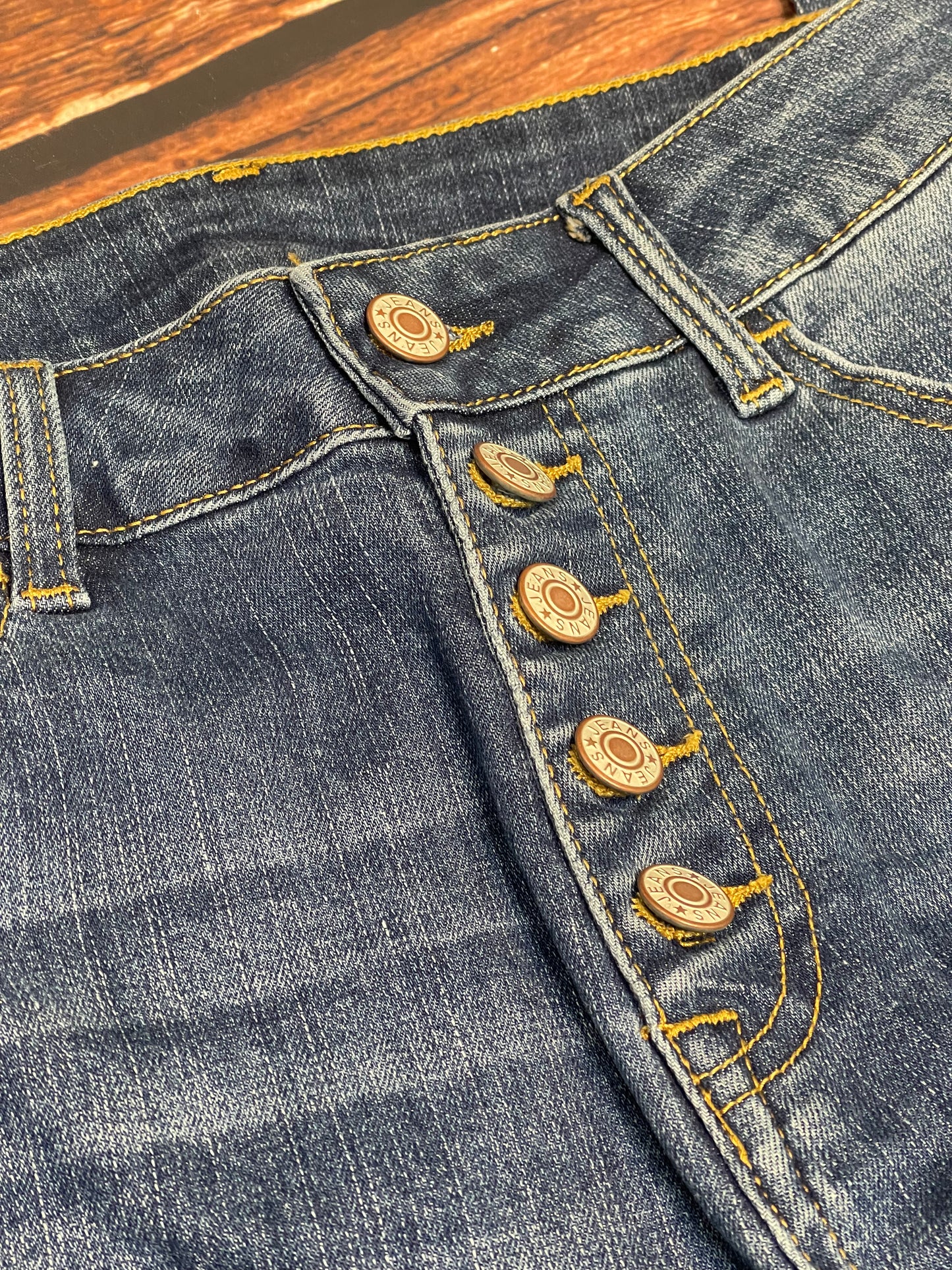 Blue High Waist Skinny Jeans