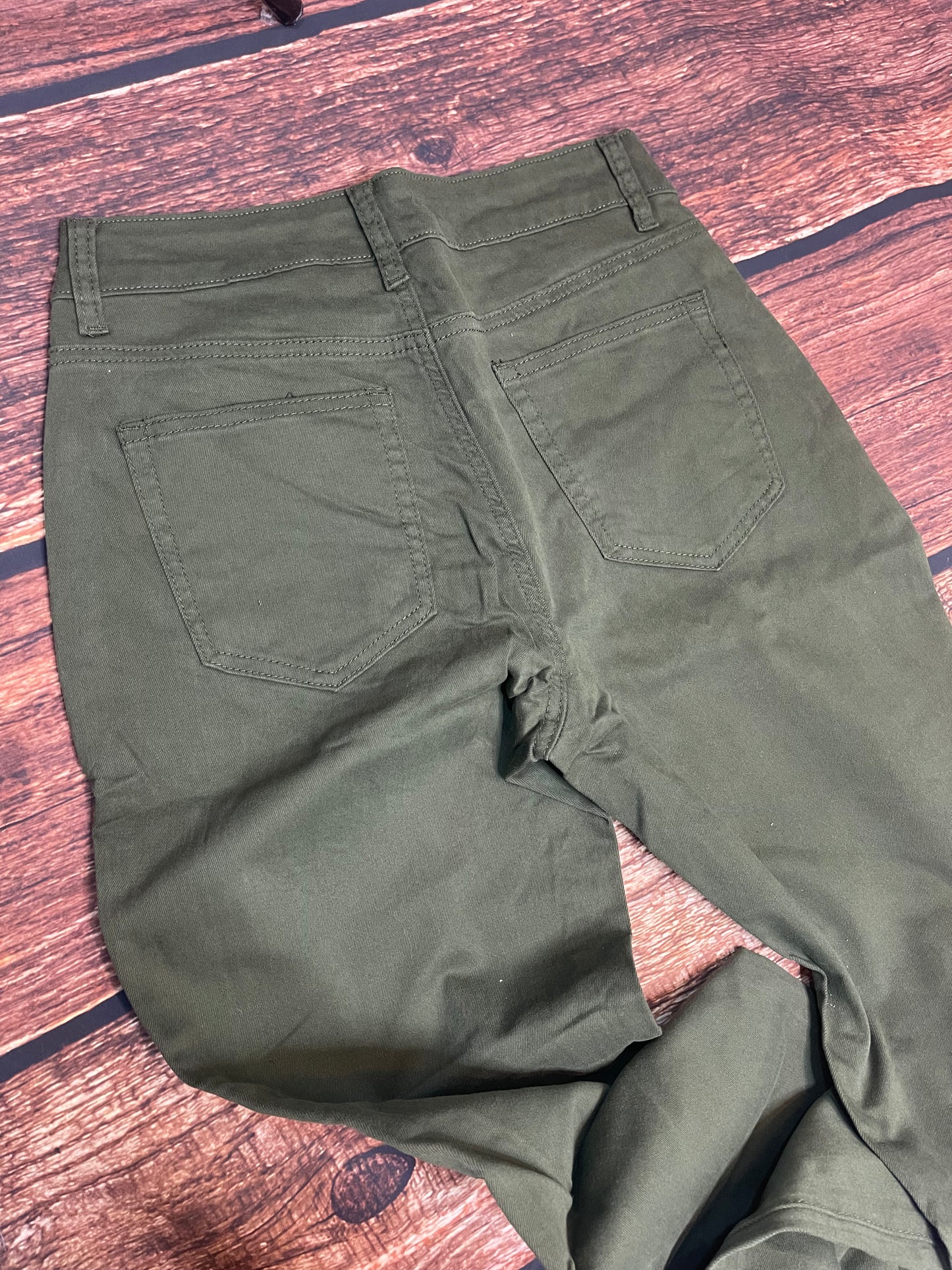 Green High Waist Jeans