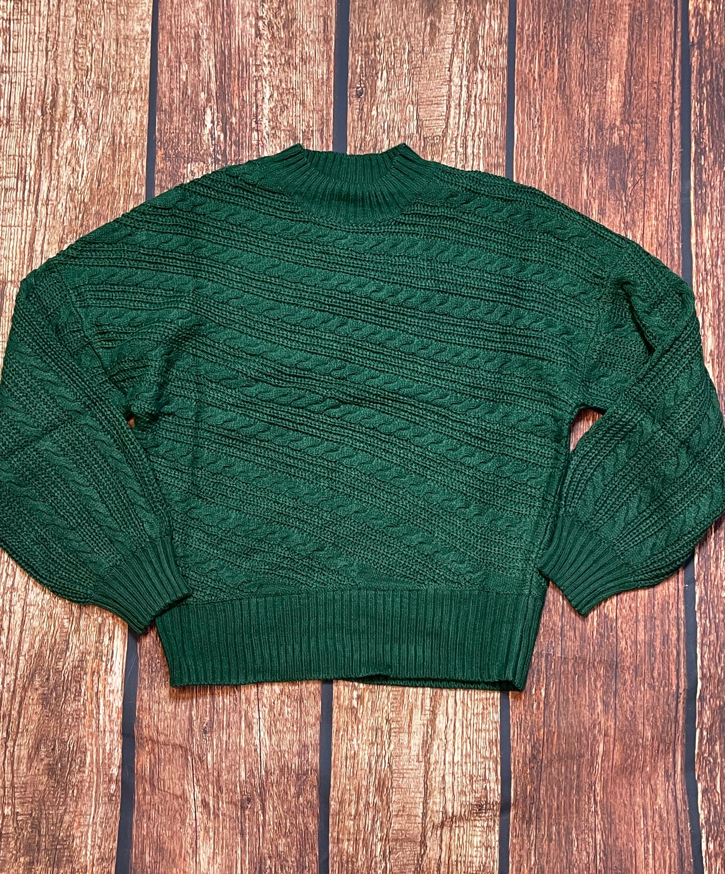 Green Knit Sweater