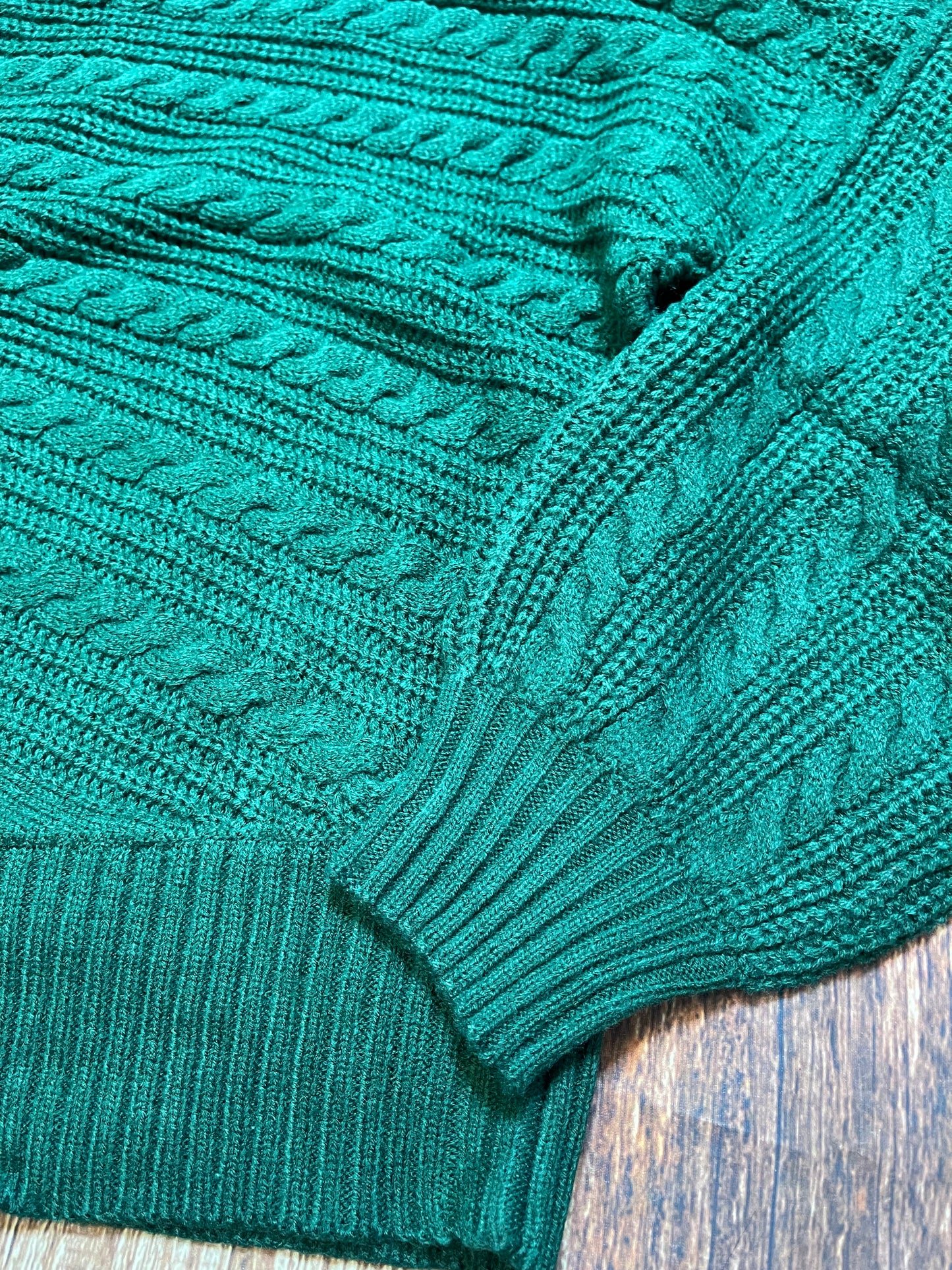 Green Knit Sweater