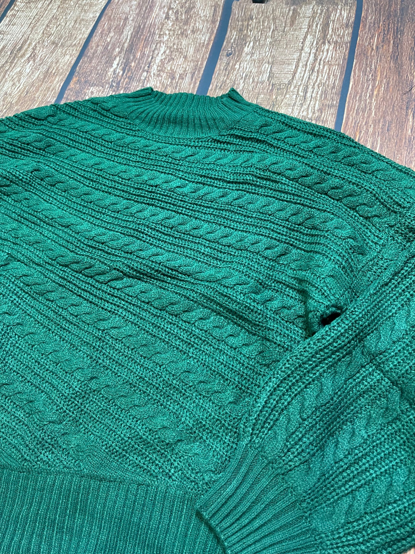 Green Knit Sweater