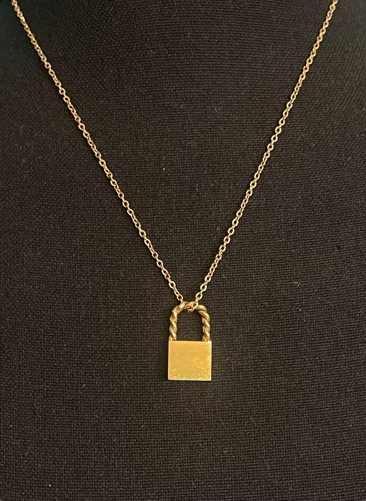 Gold Lock Chain