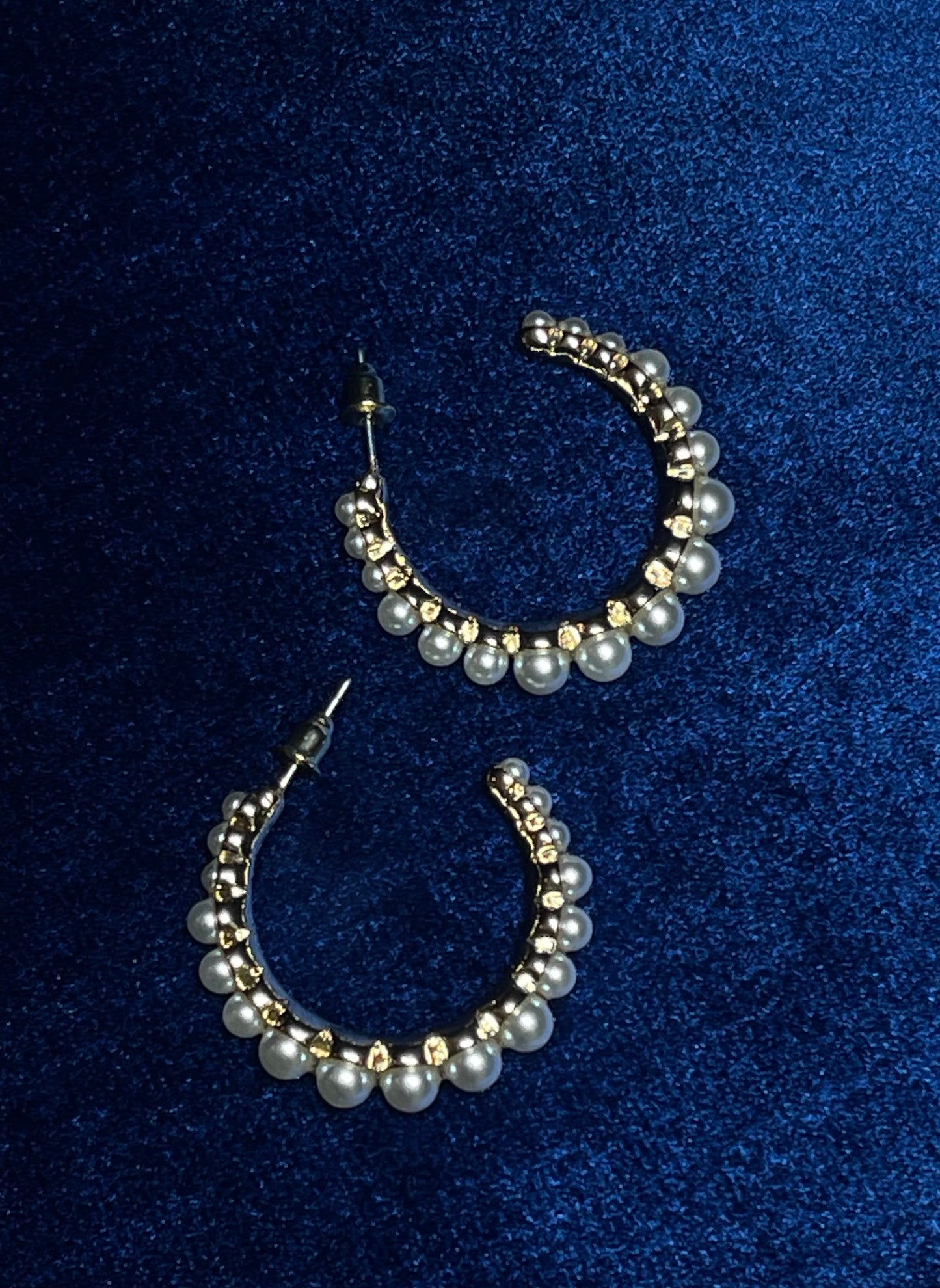 Pearl Hoop Earrings
