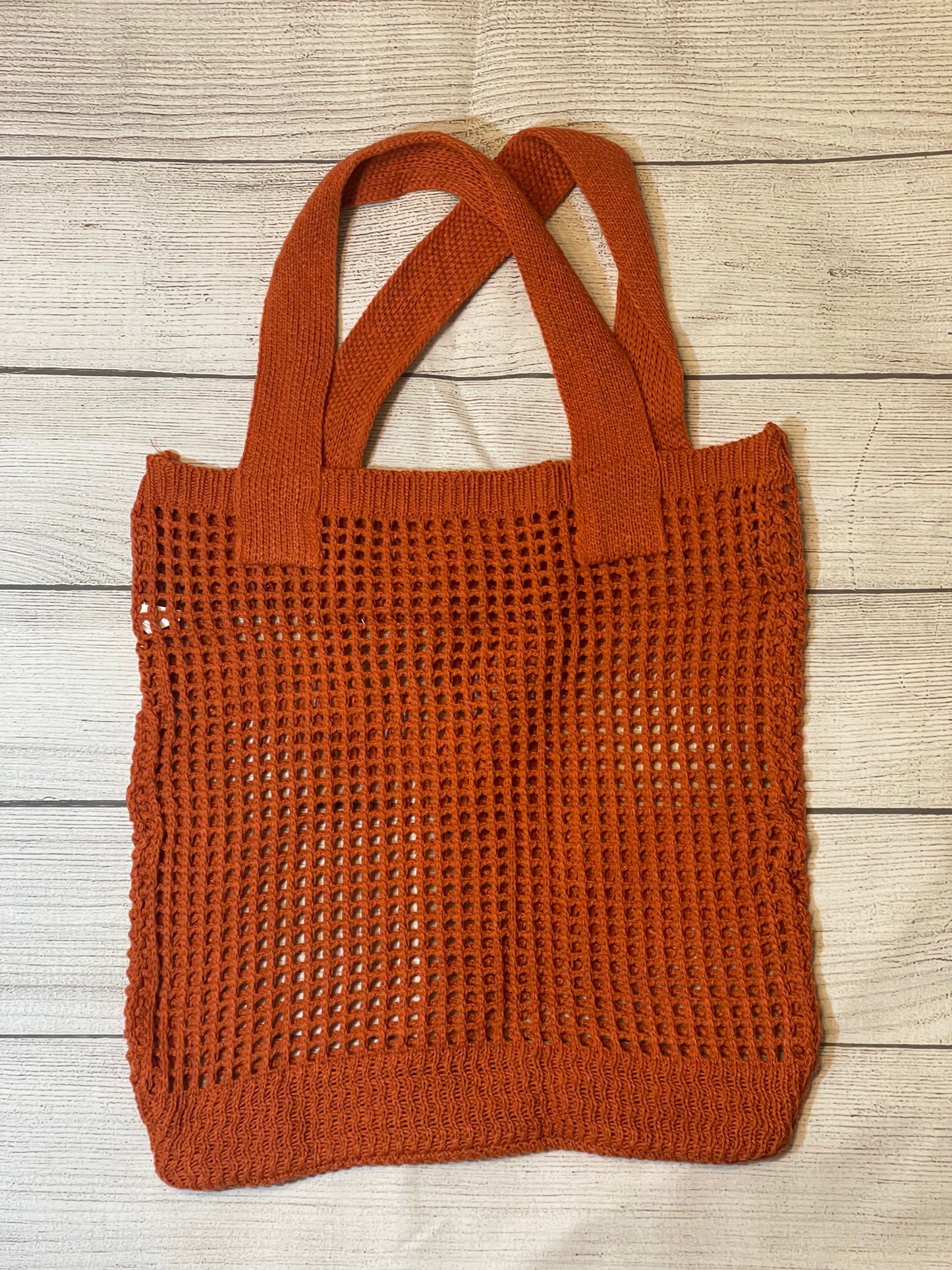 Knit Crochet Tote Bag
