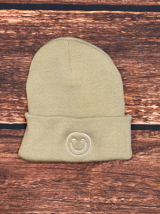Smiley Knit Beanie