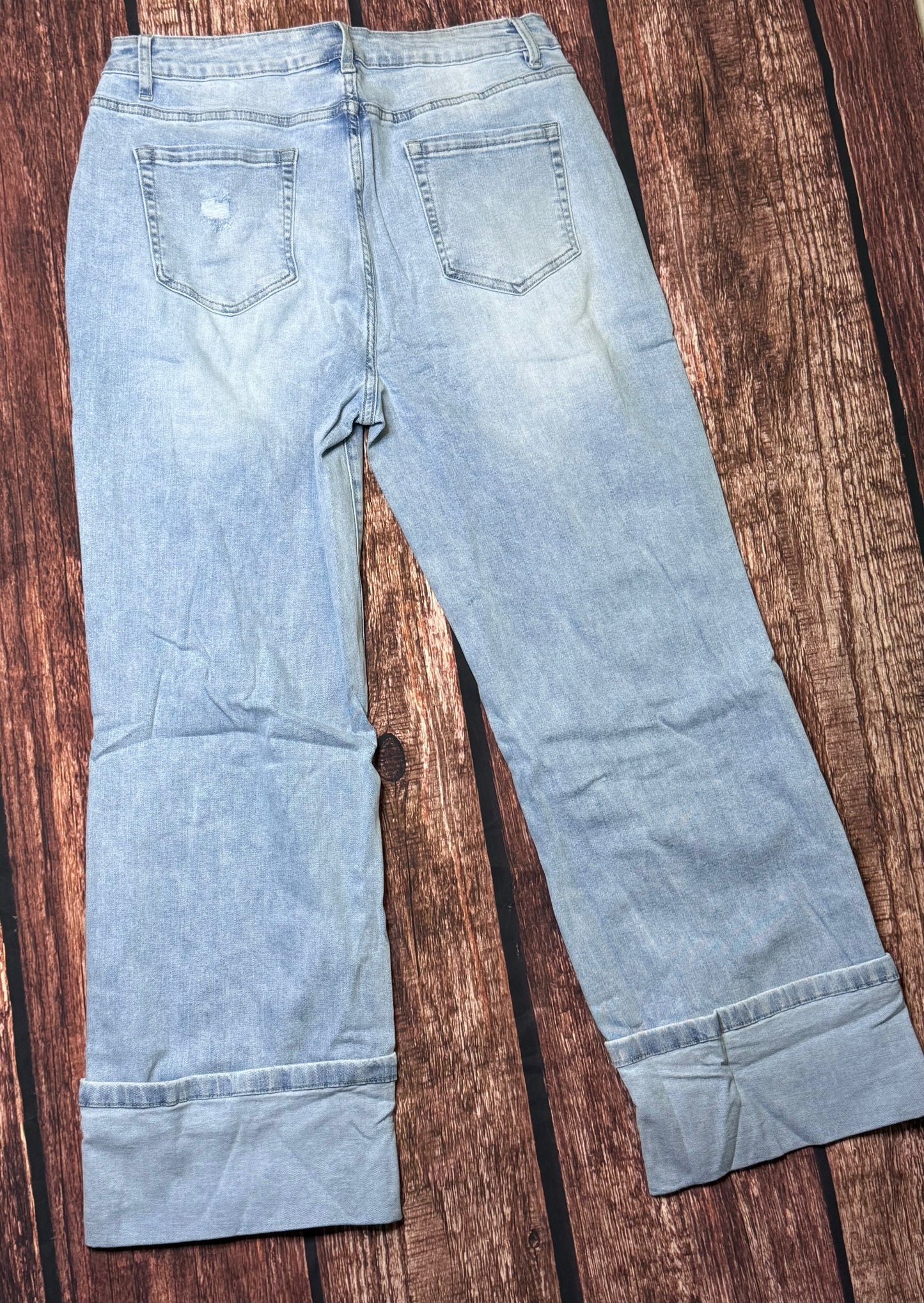 Light Wash Blue Flare Jeans