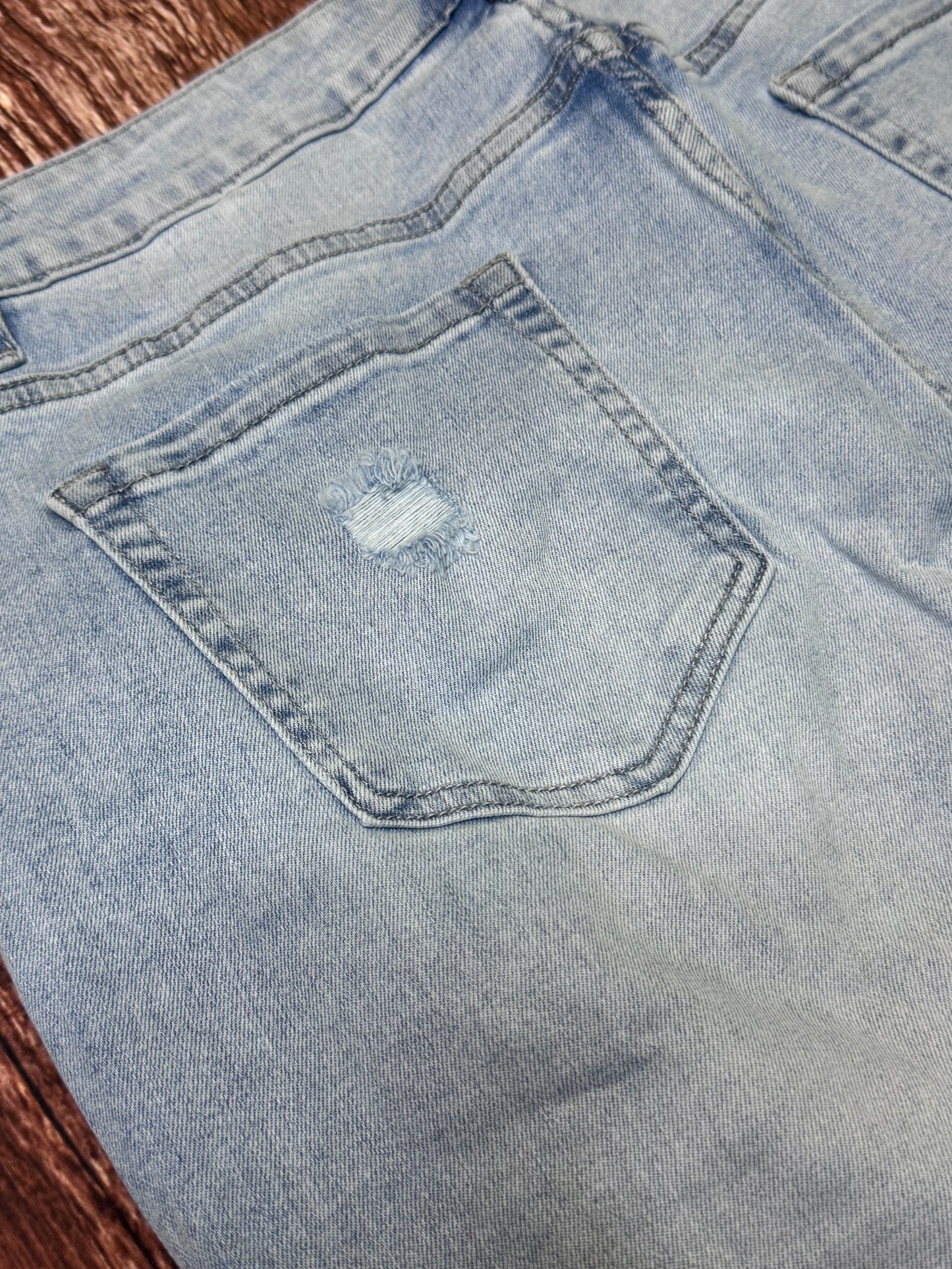 Light Wash Blue Flare Jeans